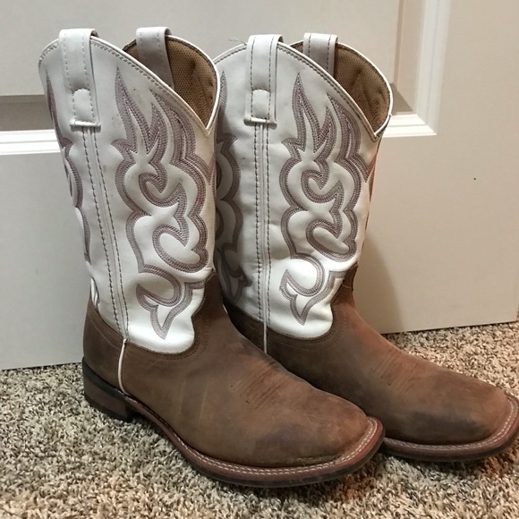 womens square toe cowboy boots cheap